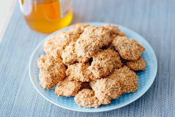 Delicious homemade sesame honey cookies