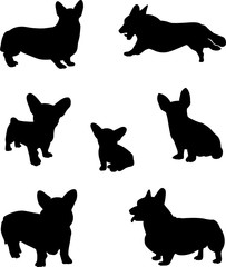Pembroke Welsh Corgi silhouette