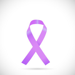 Purple Awareness Ribbon