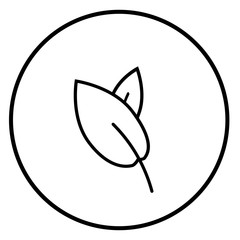 leaf eco icon