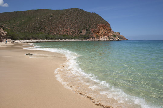 Tropical paradise beach idyllic caribbean vacation destination