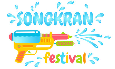 Songkran festival in Thailand