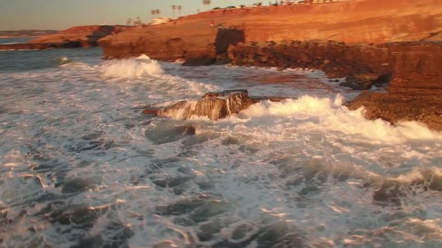 4k San Diego Coast Sunset 011 Fast Orbit