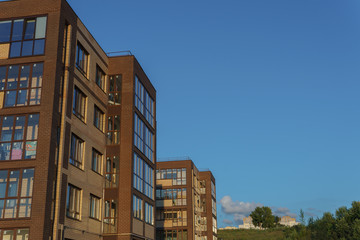 New residential apartment buildings