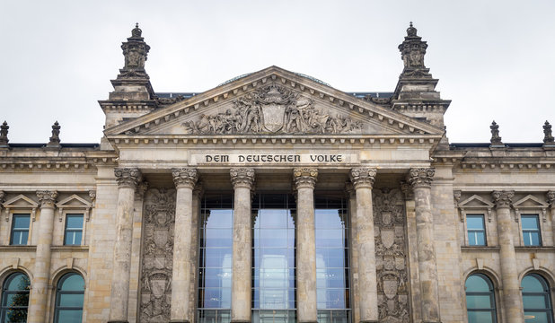 German parliament, Reichstag building in Berlin, Germany