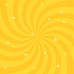 Fototapeta na wymiar Swirling radial pattern stars background. Vortex starburst spiral twirl square. Helix rotation rays. Fun sun light beams. Vector illustration.