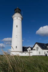 Fototapeta na wymiar Leuchtturm in Dänemark