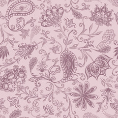 Seamless pattern in ethnic traditional style.