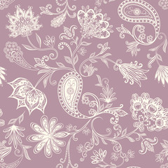 Seamless pattern in ethnic traditional style.
