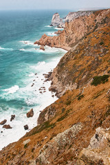 Obraz premium Atlantic Ocean cost. Peniche, Portugal