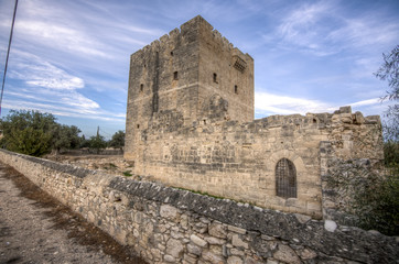 Fototapeta na wymiar Kolossi medieval castle in Limassol, Cyprus