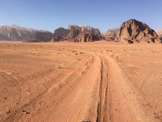 Fototapeta na wymiar Wadi Rum - desert