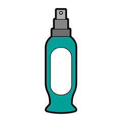 Fragrance cosmetic bottle vector illustration graphic design