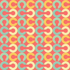 Link chain block seamless pattern. Suitable for screen, print and other media.