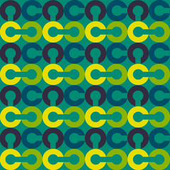Link chain block seamless pattern. Suitable for screen, print and other media.