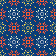 Cosmic rain seamless pattern. Suitable for screen, print and other media.