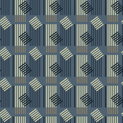 Vertical symmetrical building seamless pattern. Suitable for screen, print and other media.