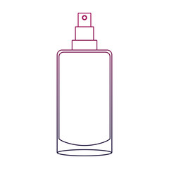 Fragrance cosmetic bottle vector illustration graphic design
