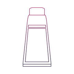 Skin cream bottle vector illustration graphic design