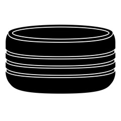 Empty flower pot icon