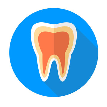 Vector illustration of dental icons.