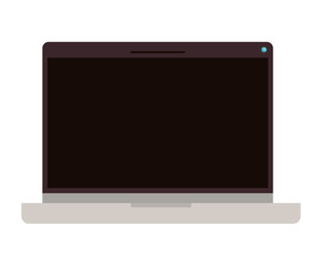 laptop computer isolated icon vector illustration design