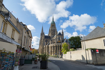 Fototapeta premium Cathedral of Our Lady of Bayeux, Calvados department of Normandy, France.