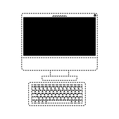 Fototapeta na wymiar computer desktop isolated icon vector illustration design