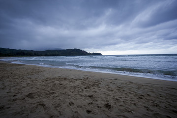 Hanalei Bay on a Stormy Day