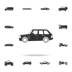 Luxury Off-road car icon. Detailed set of transport icons. Premium quality graphic design. One of the collection icons for websites, web design, mobile app