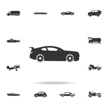 sport car icon. Detailed set of transport icons. Premium quality graphic design. One of the collection icons for websites, web design, mobile app
