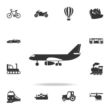 plane icon. Detailed set of transport icons. Premium quality graphic design. One of the collection icons for websites, web design, mobile app on white background