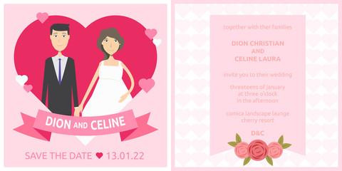 Template Wedding Invitation