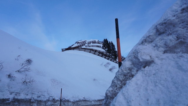 Arlbergpass, Arlbergstrasse zwischen St. Christoph und Stuben am Arlberg