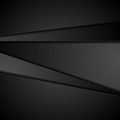 Abstract black concept corporate background