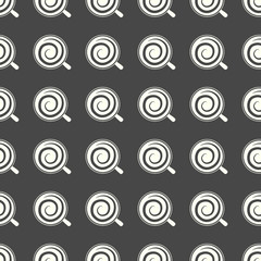 Coffee vector illustration on a seamless pattern background