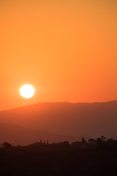 Sunrise Silhouette Italy