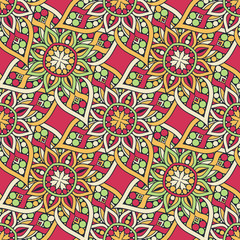 Ornate floral seamless texture