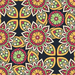 Tafelkleed Sierlijke bloemen naadloze textuur © lovelymandala
