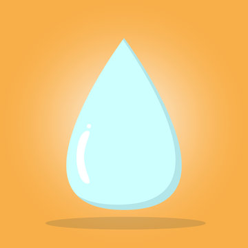 Tropfen lustig gl&auml;nzend Wasser Blut
