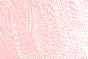 Natural soap texture. Adorable millenial pink foam trace background. Artistic rare soap suds. Cleanliness, cleanness, purity concept. Vector illustration.