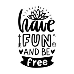 Vector isolated lettering