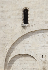 detail of church in bitonto