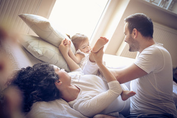 Fototapeta premium Fun at morning.