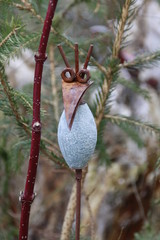 rostdeko wartet auf den frühling