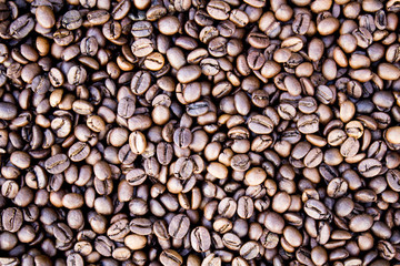 roasted coffee beans, can be used as a background