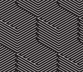 Vector seamless simple background abstract geometric lines patte