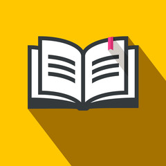 Flat Design Vector Book Icon
