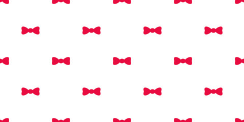 Bow tie gift vector seamless pattern isolated wallpaper background