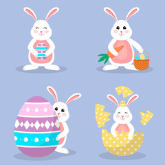 Merry easter rabbit. Easter Bunny